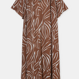 Flat image of Kaftan Dress - Arabica Espresso