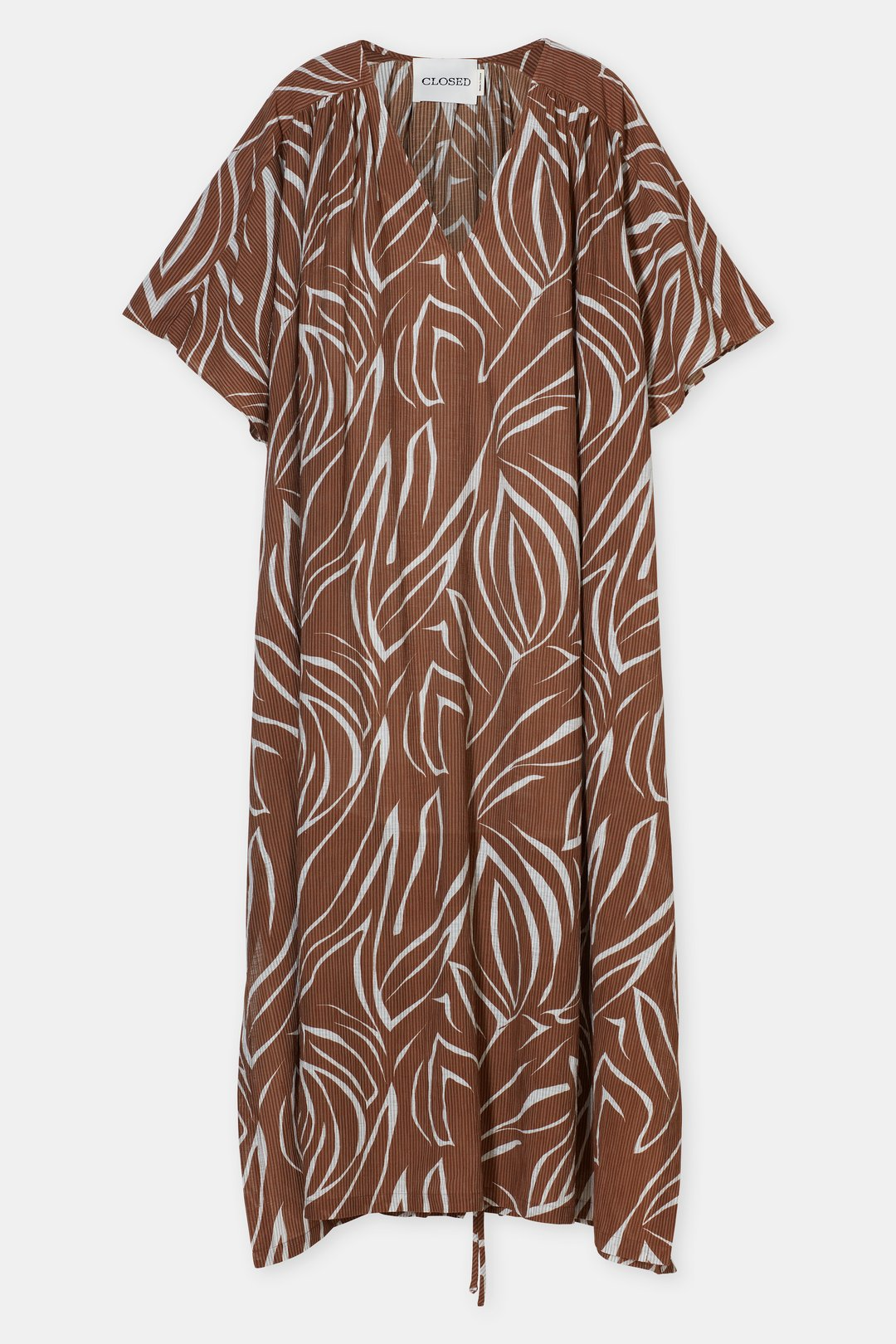 Flat image of Kaftan Dress - Arabica Espresso