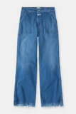 Flat lay of Aria Jeans - Dark Blue