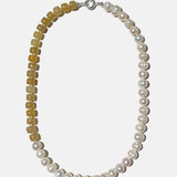Split Pearl Beaded Necklace