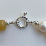 Split Pearl Beaded Necklace