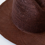 Crochet Brisa Fedora - Brown — view 4