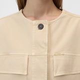 Cropped Utility Jacket - Camel Beige
