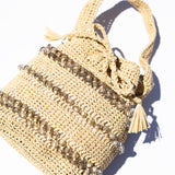 Crystal Bucket Bag - Natural