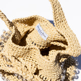 Crystal Bucket Bag - Natural