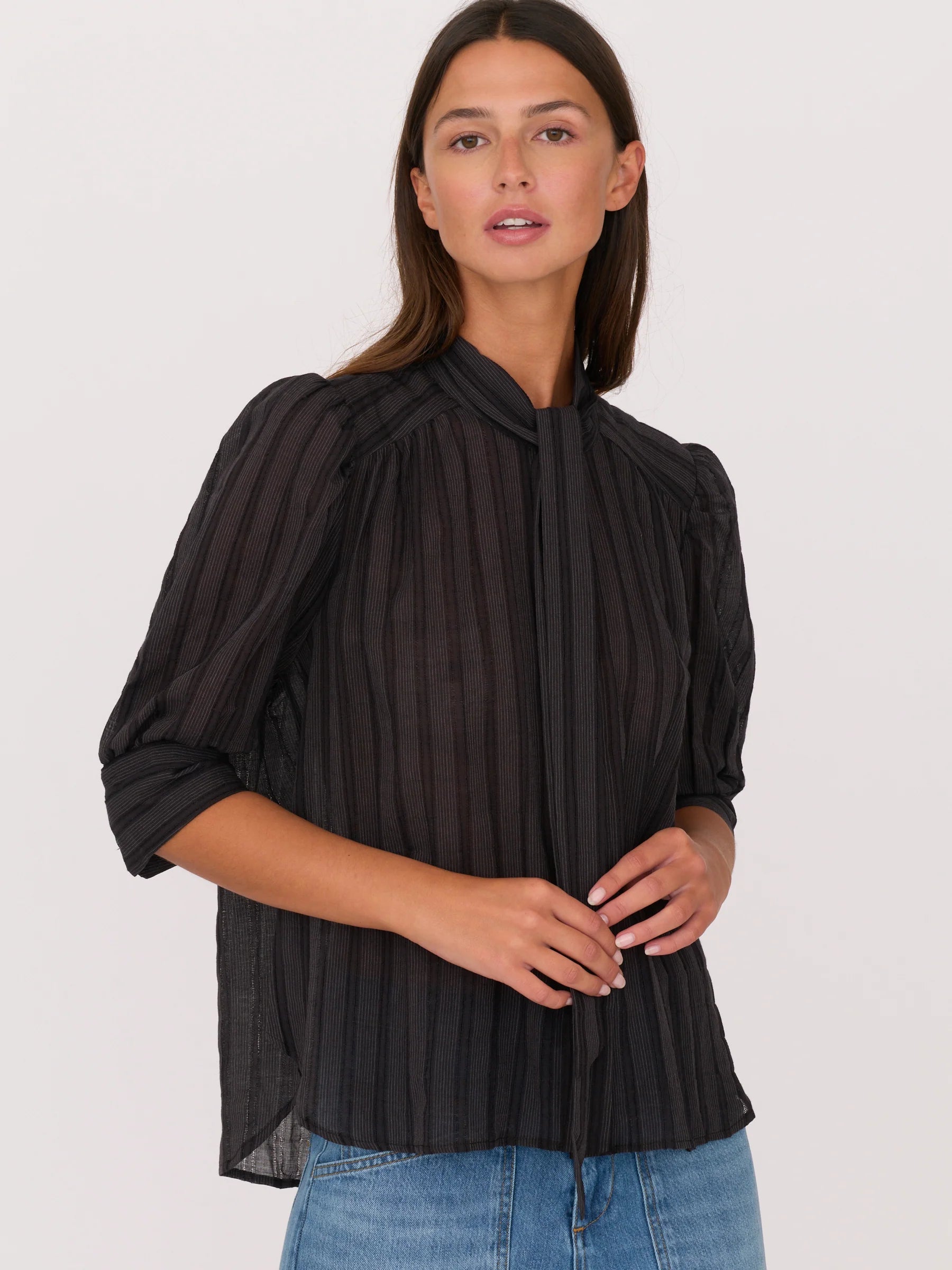 Dixie Shirt - Black Stripe — view 2