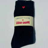 Embroidered Snow Socks