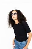 001 Sunglasses in Lolita on the model