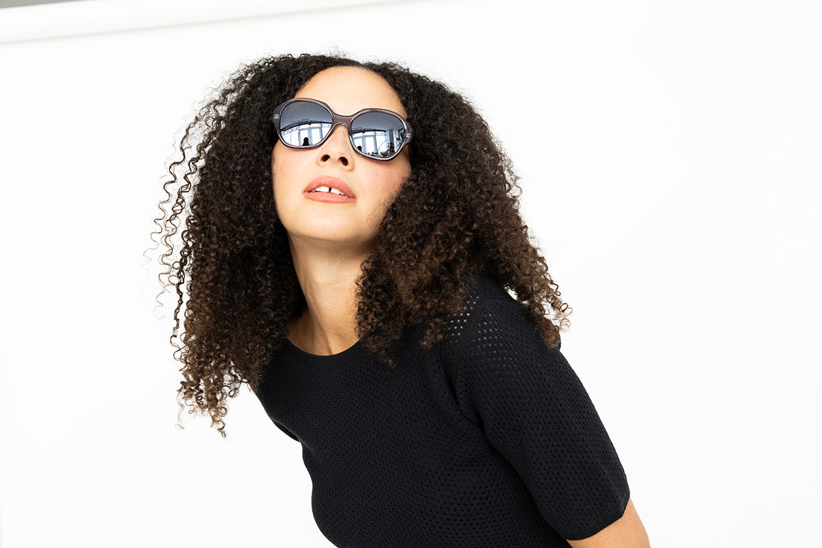 001 Sunglasses in Mermaid on model