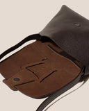 Mabra Crossbody - Grainy Dark Brown