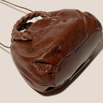 Bombon Crinkled Glossy - Cocoa laying down