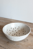 Berry Bowl in Speckled White