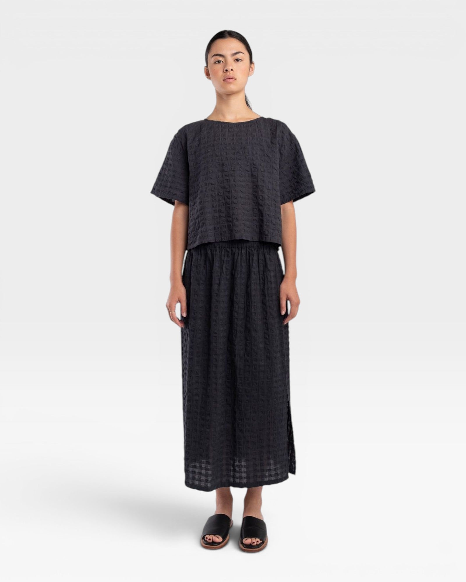 Georgia Tee - Faded Black