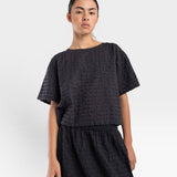 Georgia Tee - Faded Black