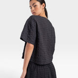 Georgia Tee - Faded Black