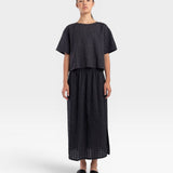 Georgia Tee - Faded Black