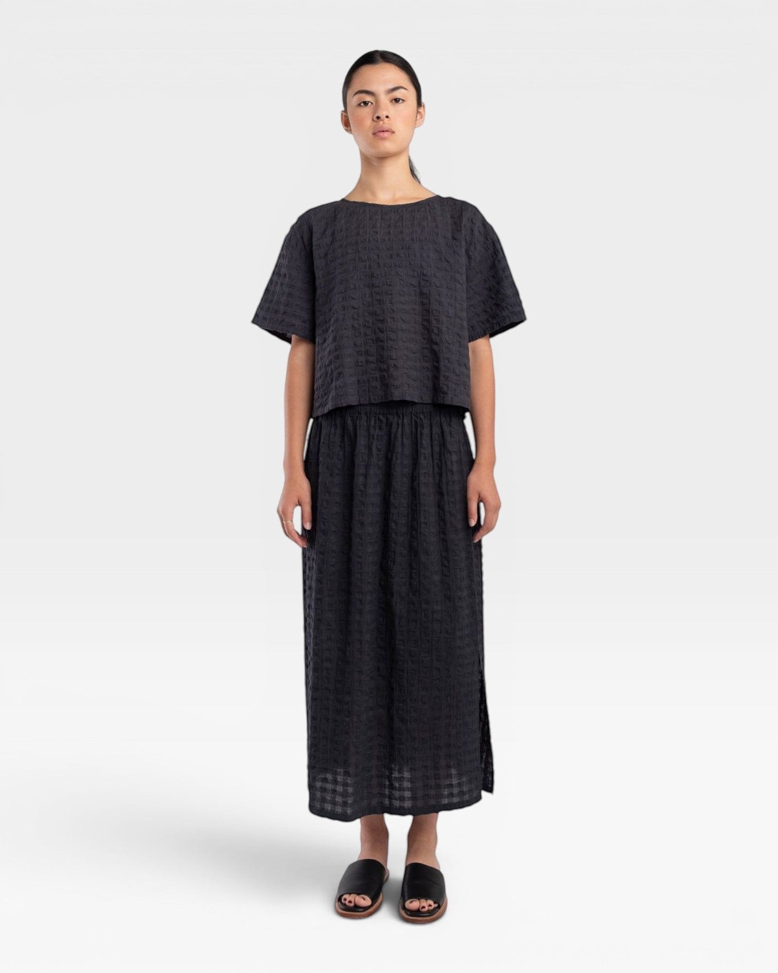 Georgia Tee - Faded Black