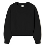 Black sweater on a white background