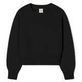 Black sweater on a white background