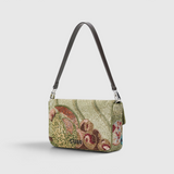 STAUD Timmy Convertible Shoulder Bag in Still Life Fruit - with shoulder strap
