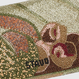 STAUD Timmy Convertible Shoulder Bag in Still Life Fruit - beadwork detail