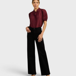 Trovata Mira Blouse in Garnet Stripe — view 3