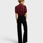 Trovata Mira Blouse in Garnet Stripe — view 4
