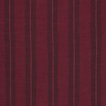 Trovata Garnet Stripe fabric swatch, cotton-silk blend