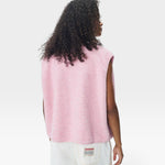 American Vintage Hoktown Sleeveless Jacket - Dragee Chine