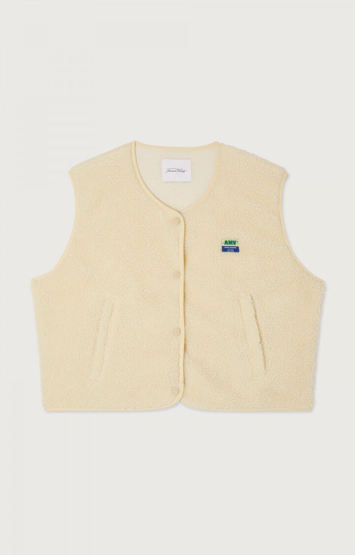 American Vintage Hoktown Sleeveless Jacket - Ecru
