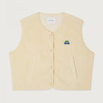 American Vintage Hoktown Sleeveless Jacket - Ecru