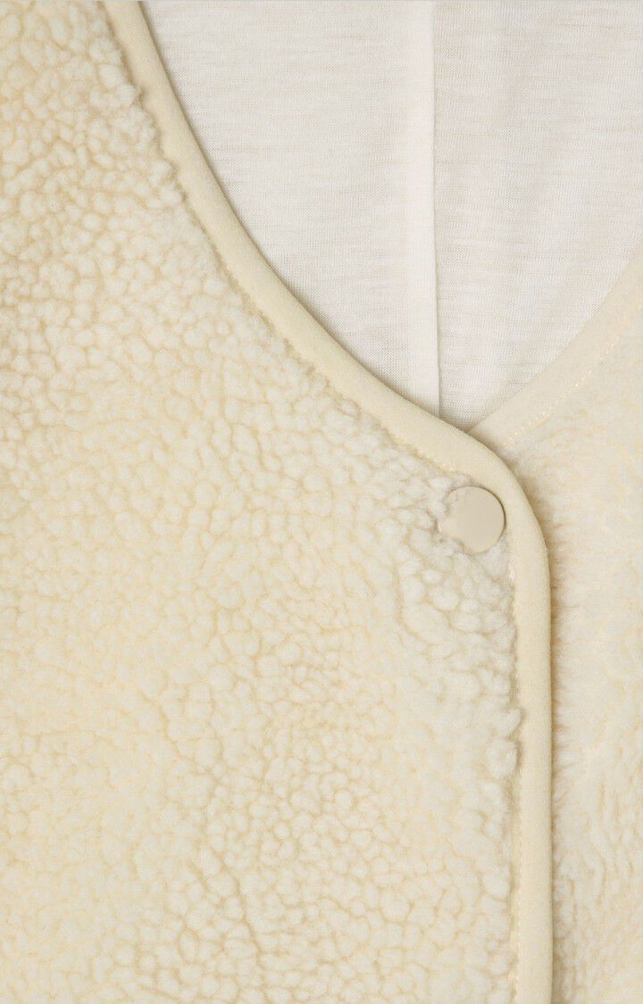 American Vintage Hoktown Sleeveless Jacket - Ecru