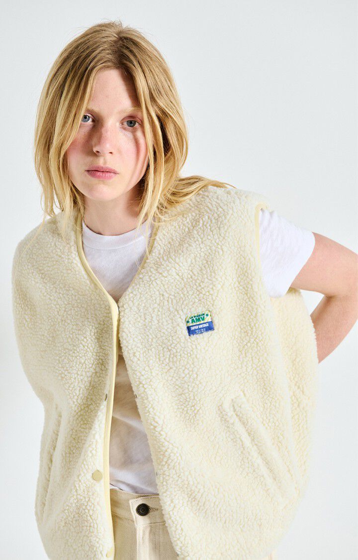 American Vintage Hoktown Sleeveless Jacket - Ecru