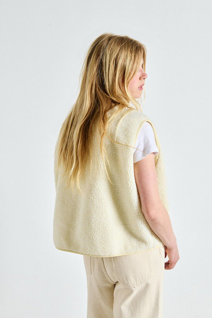 American Vintage Hoktown Sleeveless Jacket - Ecru