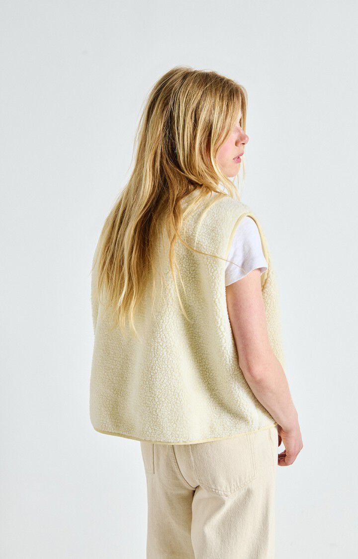 American Vintage Hoktown Sleeveless Jacket - Ecru