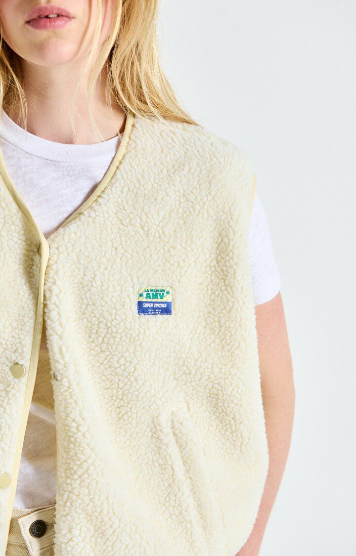 American Vintage Hoktown Sleeveless Jacket - Ecru