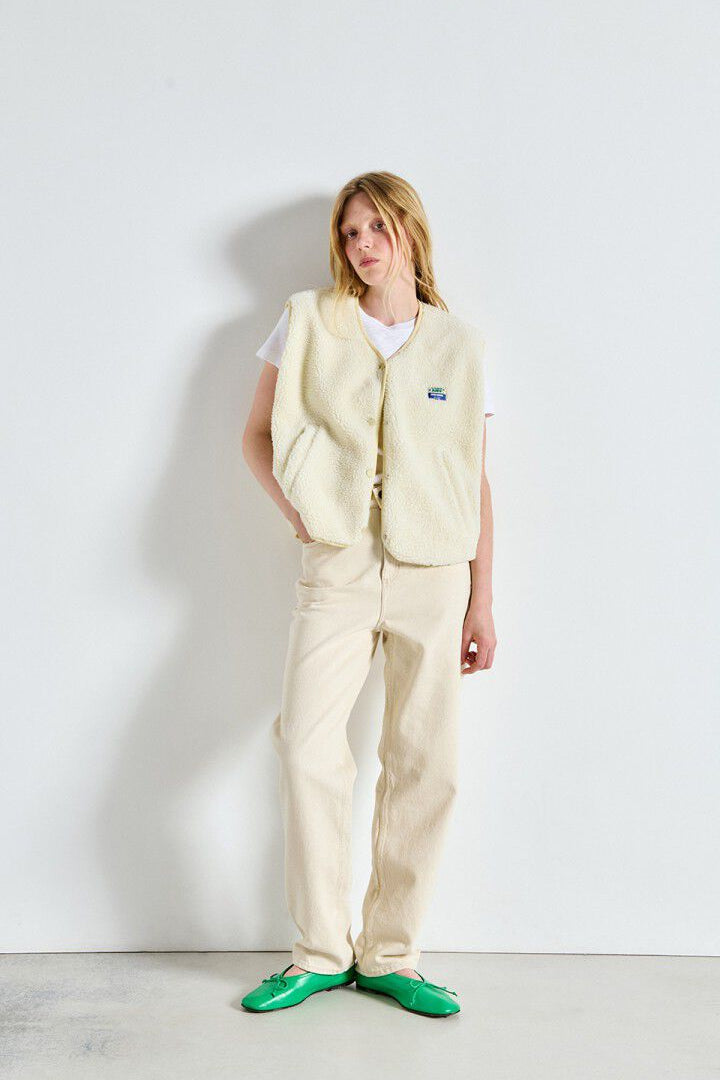 American Vintage Hoktown Sleeveless Jacket - Ecru
