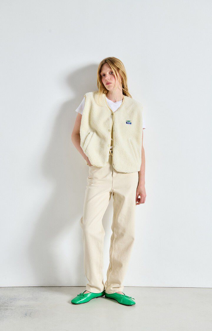 American Vintage Hoktown Sleeveless Jacket - Ecru