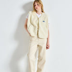 American Vintage Hoktown Sleeveless Jacket - Ecru