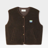 American Vintage Hoktown Sleeveless Jacket - Marronnier Chine