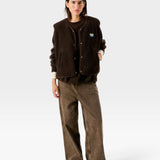 American Vintage Hoktown Sleeveless Jacket - Marronnier Chine