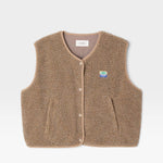 American Vintage Hoktown Sleeveless Jacket - Melange Nutmeg