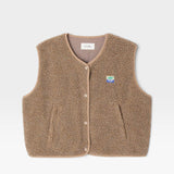 American Vintage Hoktown Sleeveless Jacket - Melange Nutmeg