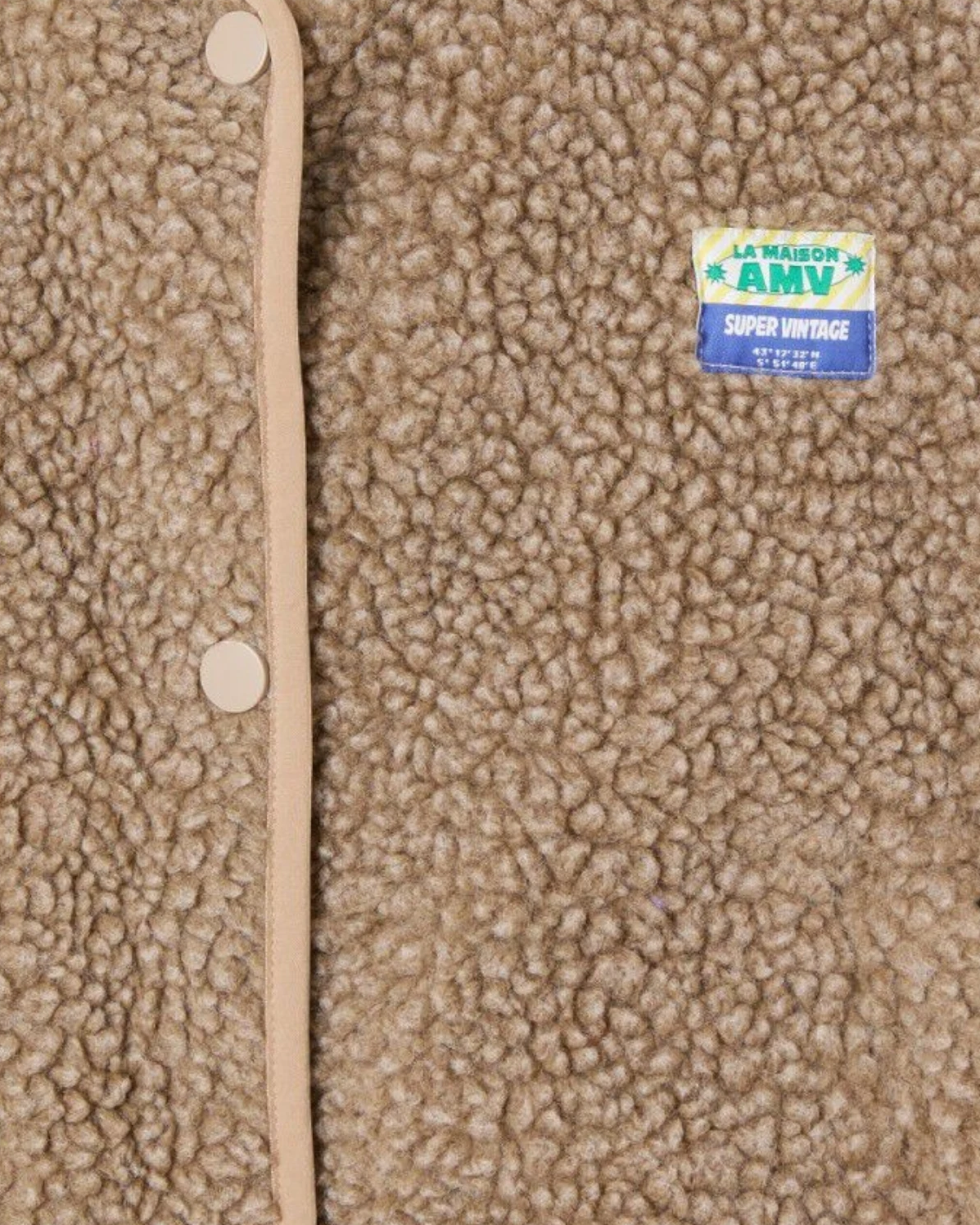 American Vintage Hoktown Sleeveless Jacket - Melange Nutmeg