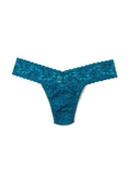 Low Rise Lace Thong Undies in north pole green