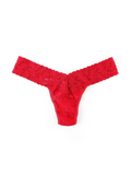 Low Rise Lace Thong Undies in red