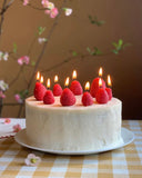 Strawberry Birthday Candles