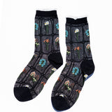 Horticulture Sheer Crew Socks - Black