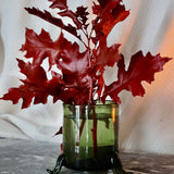 La Soufflerie Hurricane Vase with 3 Feet Vert Fumé