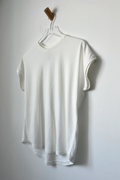 Ease Tee - Vintage White on hanger